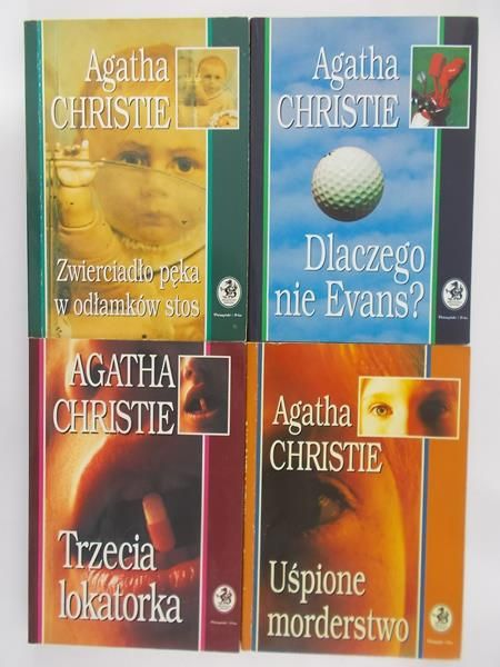 Christie Agatha - Zwierciadło pęka w odłamków stos, Trzecia lokatorka, Uśpione morderstwo, Dlaczego nie Evans?