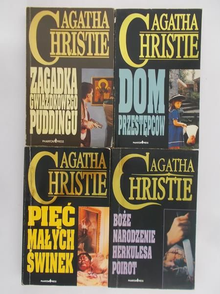 Christie Agata  - Zagadka gwiazdkowego podmuchu, Pięć małych świnek, Boże narodzenie Herkulesa Poirot, Dom przestępców