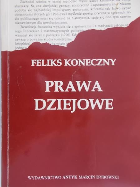 Koneczny Feliks - Prawa dziejowe