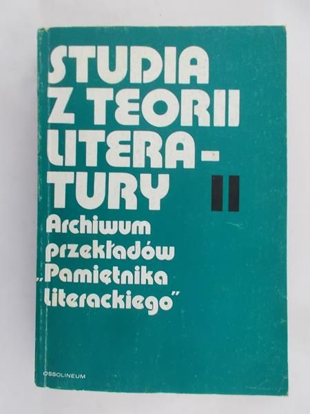 Bartoszyński Kazimierz - Studia z teorii literatury II