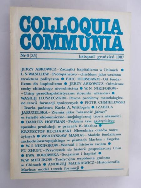Karpowicz Joanna (red.) - Colloquia communia