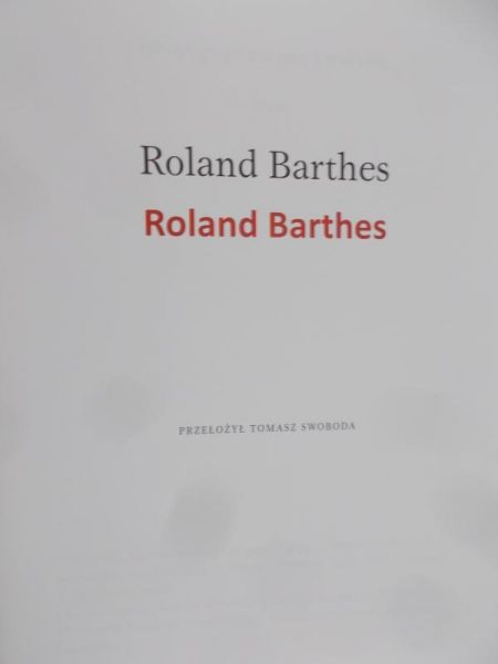 Roland Barthes -  Roland Barthes