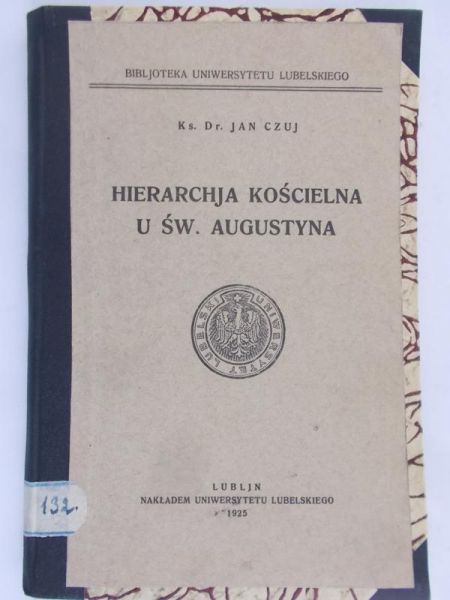 Czuj Jan - Hierarchja Kościelna u Św. Augustyna, 1925 r.