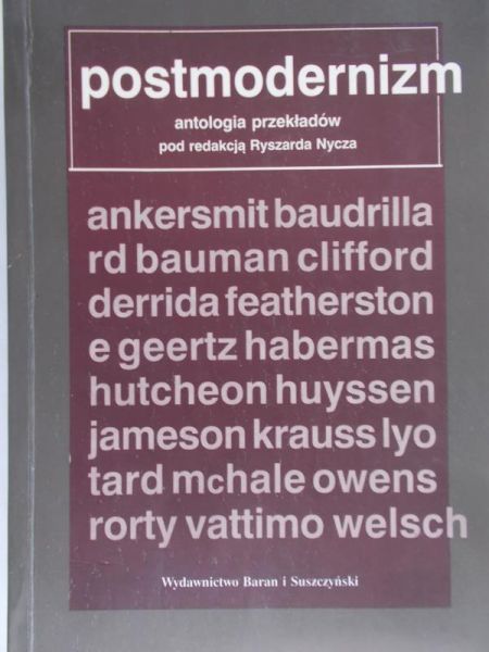 Nycz Ryszard (red.)  - Postmodernizm. Antologia przekładów