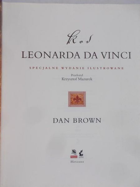 Brown Dan - Kod Leonarda da Vinci.Specjalne wydanie ilustrowane