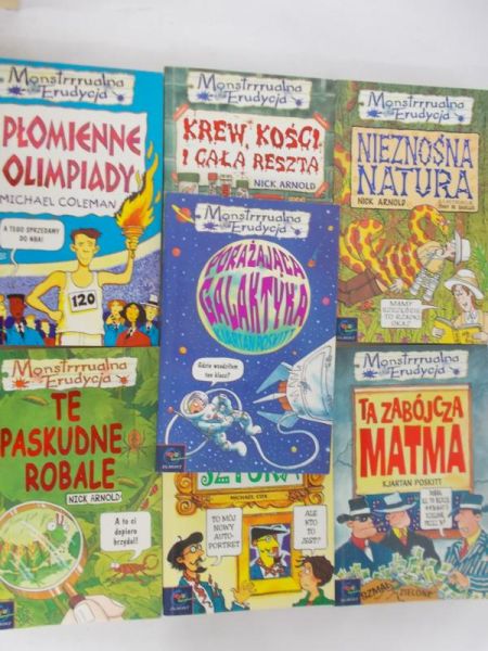 Poskitt Kjartan - Monstrualna Erudycja (zestaw 8 książek)