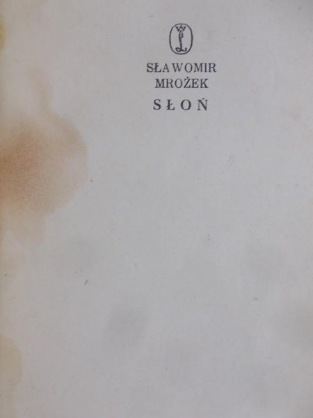 Mrożek Sławomir - Słoń