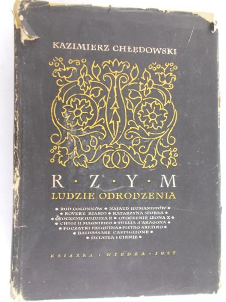 Chłędowski Kazimierz - Rzym. Ludzie odrodzenia
