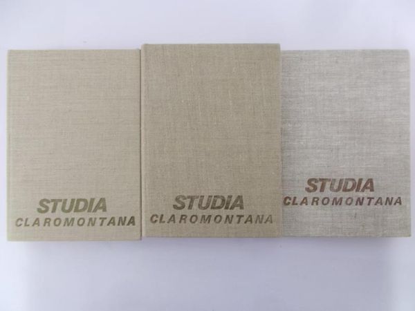 Kosiak Paweł (red.) - Studia Claromontana, 1-3 tomów