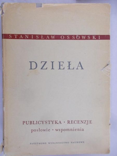 Ossowski Stanisław - Dzieła, Tom  VI