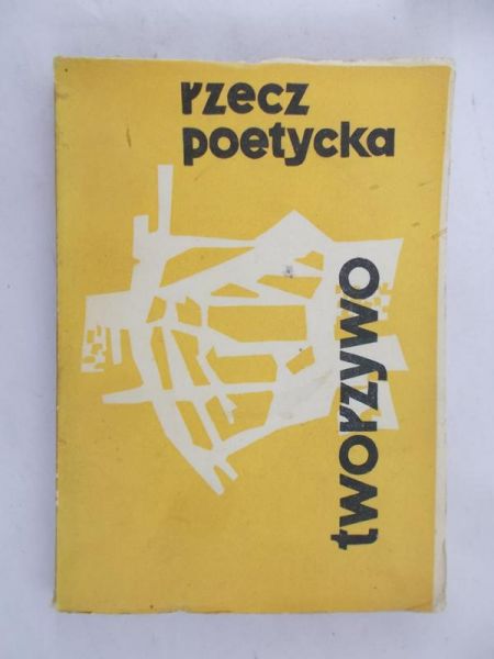 Czernik Stanisław (red.)  - Rzecz poetycka. Tworzywo