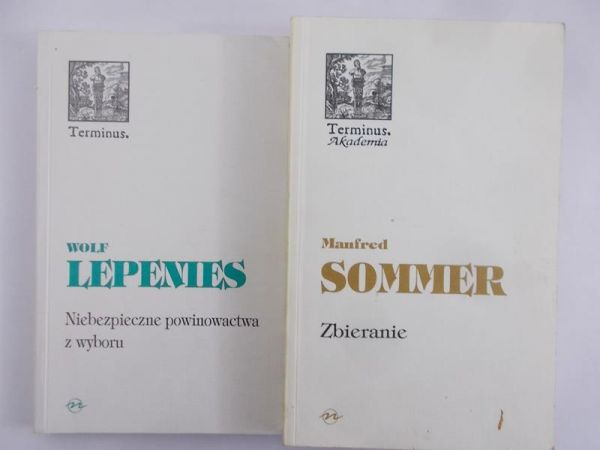 Sommer Manfred, Lepenies Wolf - Zbieranie/ Niebezpieczne powinowactwa z wyboru