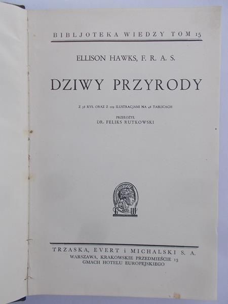 Hawks Ellison - Dziwy przyrody