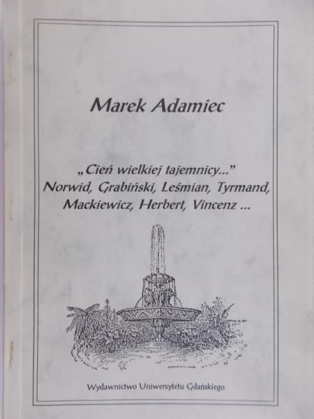 Adamiec Marek  - " Cień wielkiej tajemnicy..."