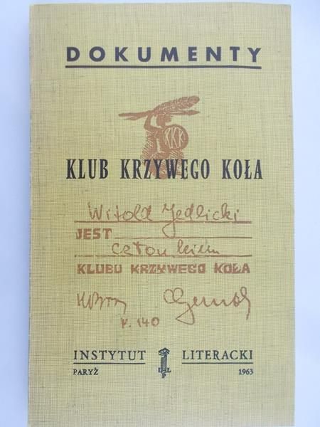 Jedlicki Witold - Klub Krzywego Koła