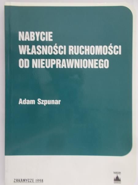 Nabycie własności ruchomości od nieuprawnionego
