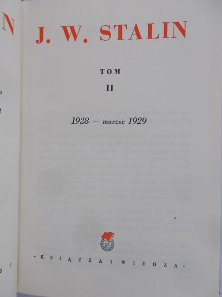 Stalin J.W. - Dzieła 1928- marzec 1929. Tom 11