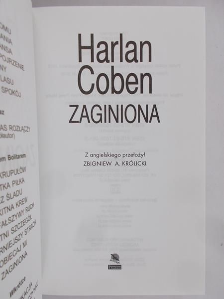 Coben Harlan - Zaginiona