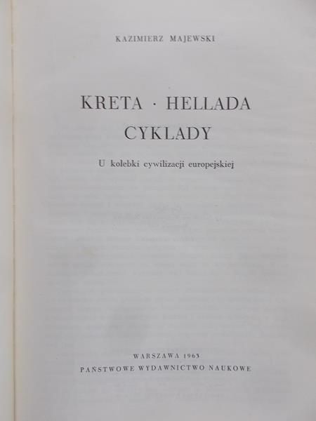 Majewski Kazimierz - Kreta. Hellada. Cyklady