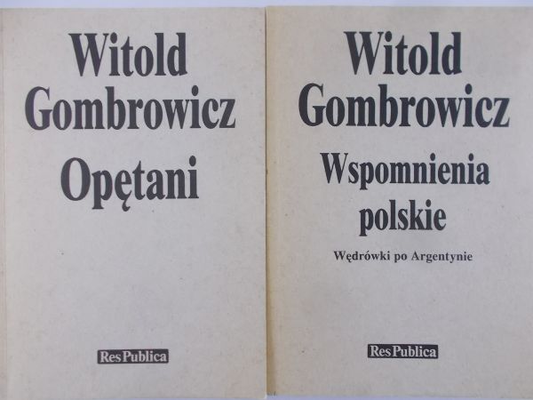 Gombrowicz Witold - Wspomnienia polskie / Opętani