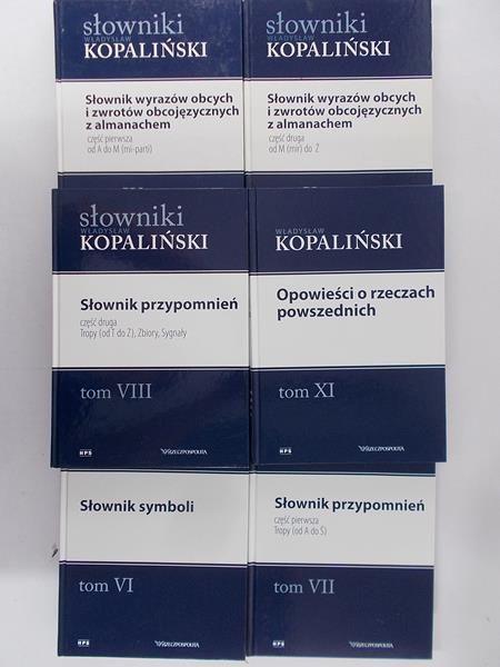 Kopaliński Władysław - Słowniki, Tom IV-VIII i XI
