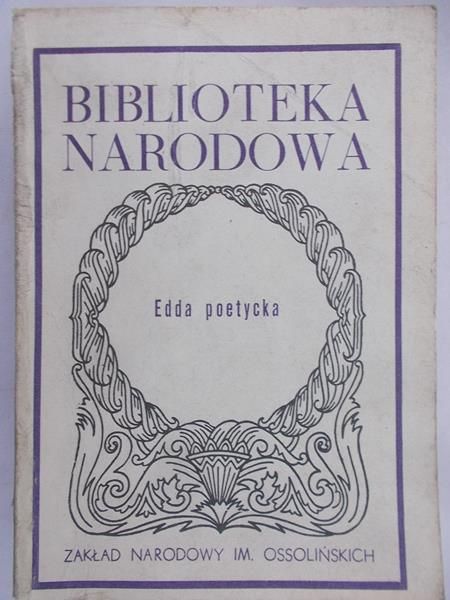Załuska-Stromberg Apolonia (opr.) - Edda poetycka, BN