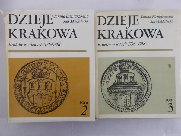 Bieniarzówna Janina - Dzieje Krakowa, Tom II-III