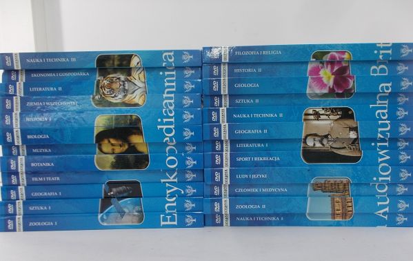 Falewicz Robert (red.) - Encyklopedia Audiowizualna Britannica, 24 tomy + DVD