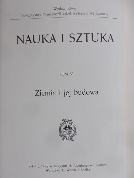 Łoziński W. - Nauka i sztuka. Ziemia i jej budowa, ok. 1910 r.