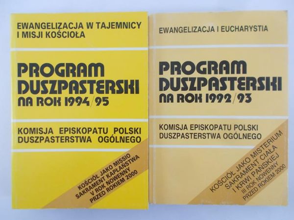 Szczotok Eugeniusz (red) - Program duszpasterski na rok 1994/95 / 1992/93