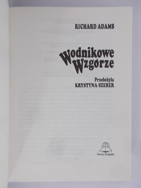 Adams Richard - Wodnikowe Wzgórze