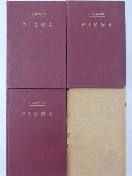 Słowacki Juliusz - Pisma, t. I-IV, 1930 r.