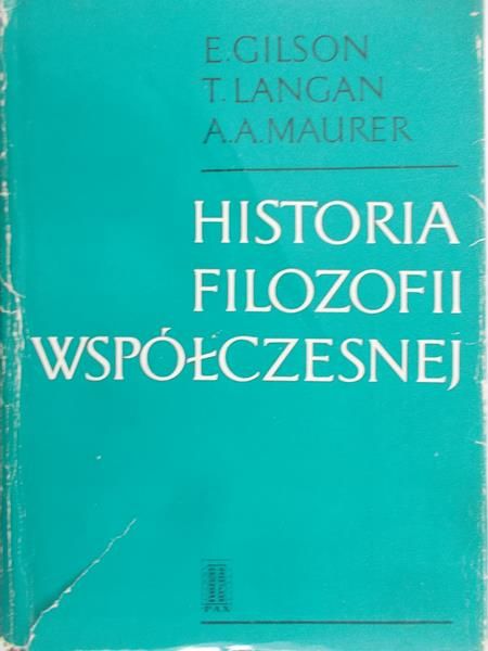 Gilson E.- Historia filozofii współczesnej