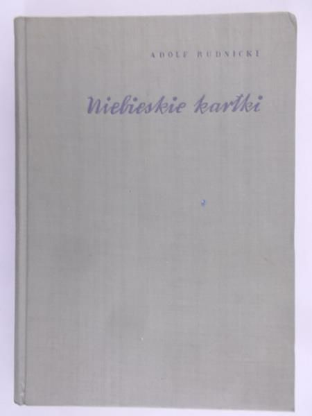Rudnicki Adolf  - Niebieskie kartki