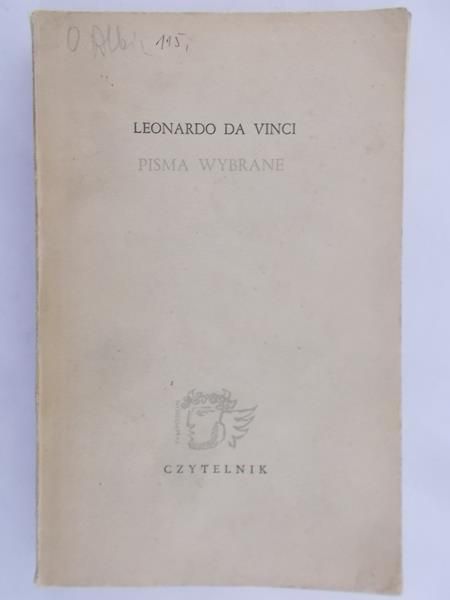 Da Vinci Leonardo - Pisma wybrane