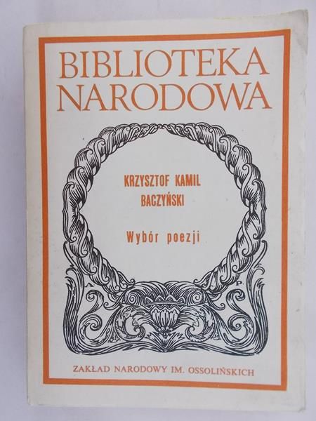 Baczyński Krzysztof Kamil - Wybór poezji, BN