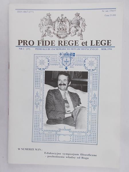 Górski Artur (red.) - Pro Fide Rege et Lege Nr. 2