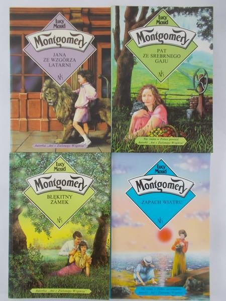 Montgomery Lucy Maud - Jana ze wzgórza latarni/Pat ze srebrnego gaju/Błękitny zamek/Zapach wiatru