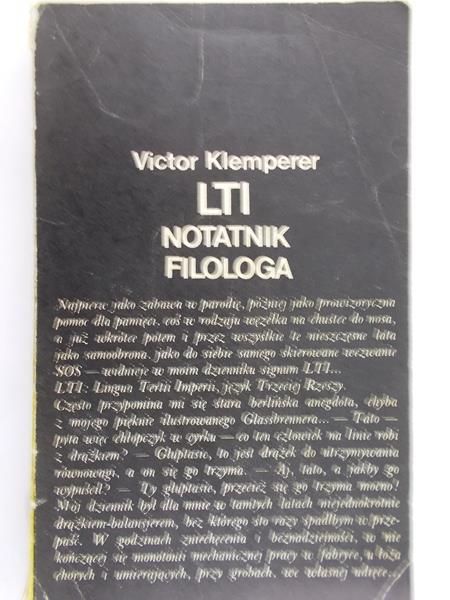 Klemperer Victor - LTI Notatnik filologa