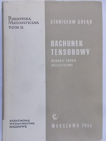 Gołąb Stanisław - Rachunek tensorowy