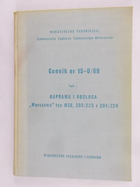 Cennik nr 15 - U/69