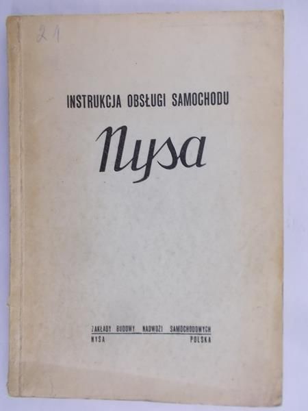 Soszyńska Wanda (red.) - Instrukcja obsługi samochodu Nysa