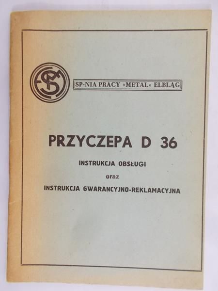 Przyczepa D 36