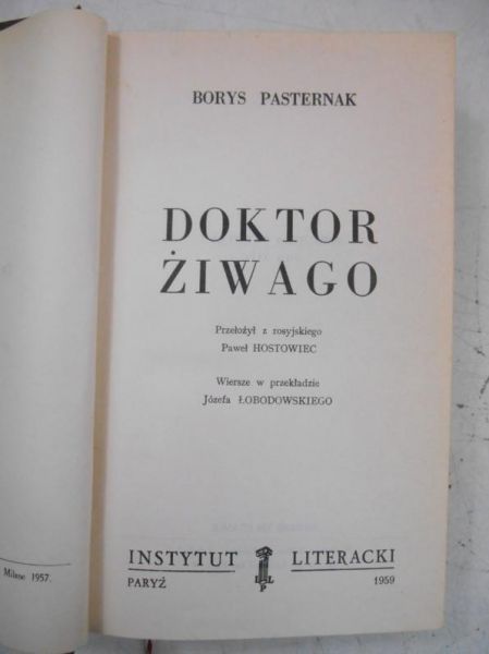 Pasternak Borys - Doktor Żiwago