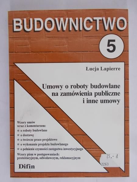 Lapierre Łucja - Budownictwo V