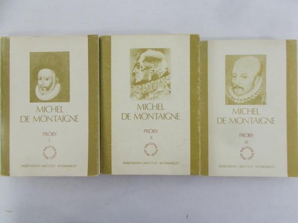 Montaigne Michel de - Próby, I-III Tomy