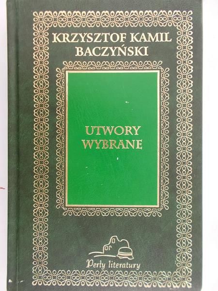 Baczyński Krzysztof Kamil - Utwory wybrane