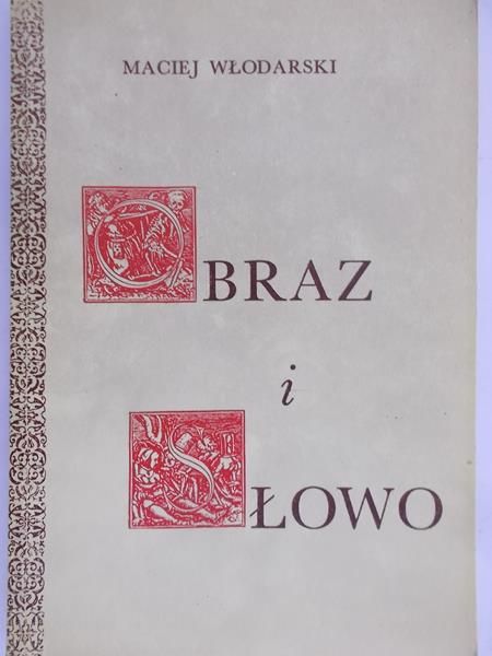 Włodarski Maciej - Obraz i słowo