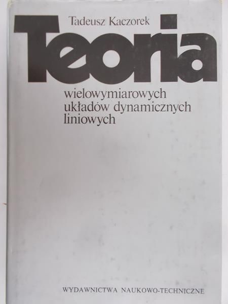 Teoria wymiarowych układów dynamicznych liniowych