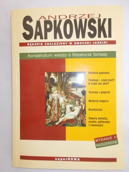 Sapkowski Andrzej - Rękopis znaleziony w smoczej jaskini